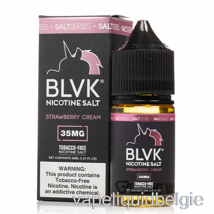 Vape Vloeibare Aardbeiencrème Nicotinezout - Blivk - 30ml 35mg